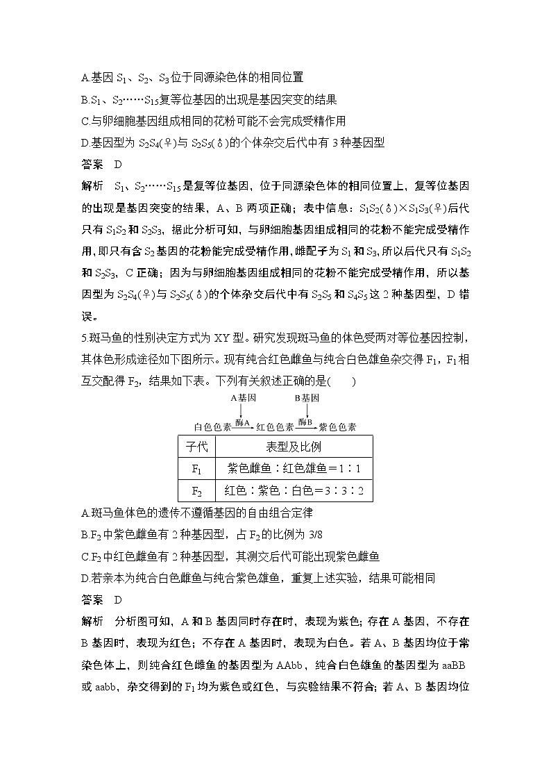 2023版创新设计高考生物(新教材人教版)总复习一轮讲义模块检测卷(二)第3页