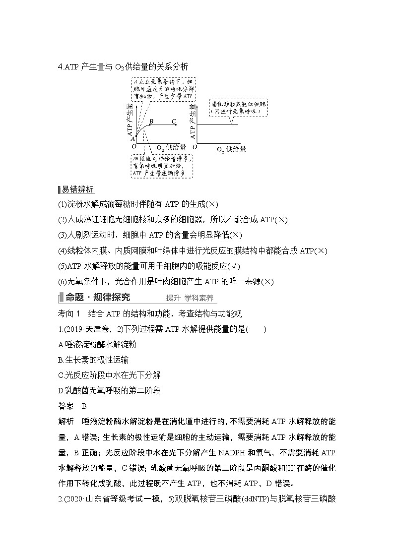 2023版创新设计高考生物(新教材人教版)总复习一轮讲义第7讲 ATP和酶第3页