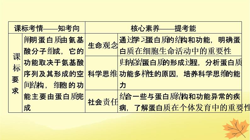 2023版高考生物一轮总复习第1单元走近细胞组成细胞的分子第3讲蛋白质是生命活动的主要承担者课件02