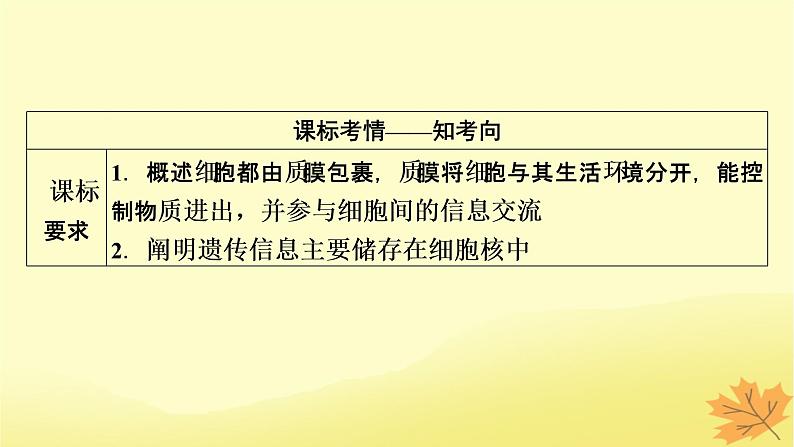 2023版高考生物一轮总复习第2单元细胞的基本结构细胞的物质输入和输出第1讲细胞膜的结构和功能细胞核的结构和功能课件02