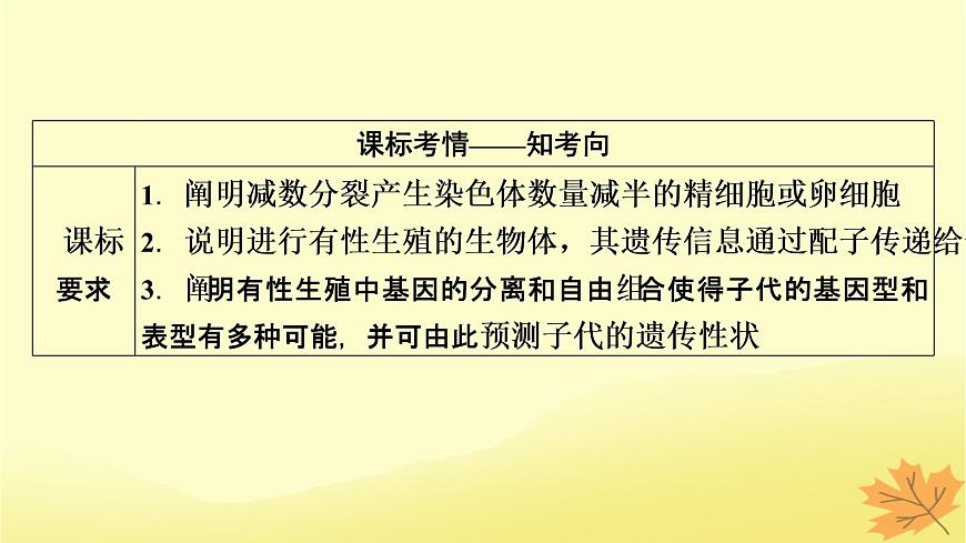 2023版高考生物一輪總復(fù)習(xí)第4單元細(xì)胞的生命歷程第2講減數(shù)分裂和受精作用課件第2頁(yè)