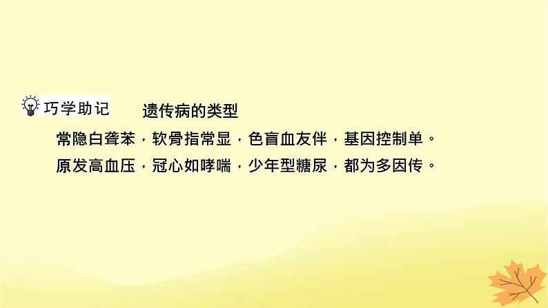 2023版高考生物一轮总复习第5单元遗传因子的发现基因和染色体的关系第4讲人类遗传病与伴性遗传的综合应用课件第4页