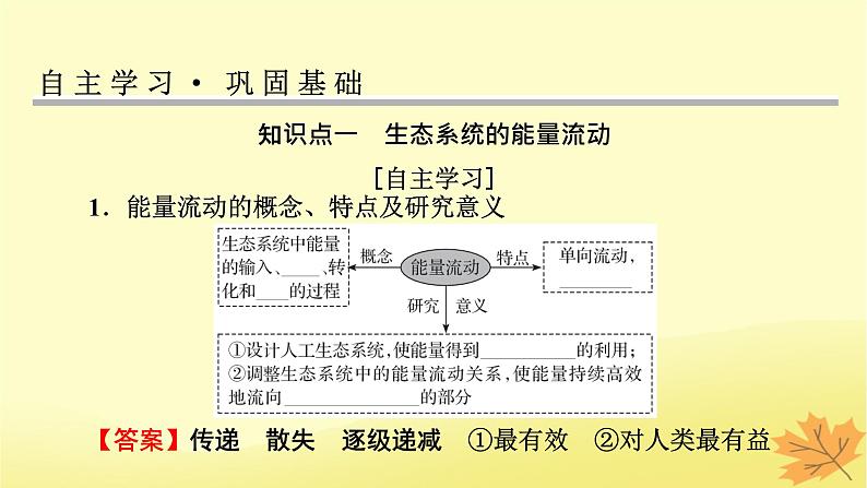 2023版高考生物一轮总复习第11单元生态系统人与环境第2讲生态系统的能量流动物质循环课件第4页