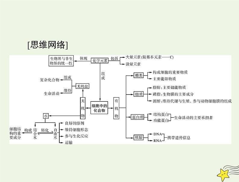 2023版高考生物一轮总复习第2章第1、2、3节细胞中的元素和化合物细胞中的的无机物细胞中的糖类和脂质课件03