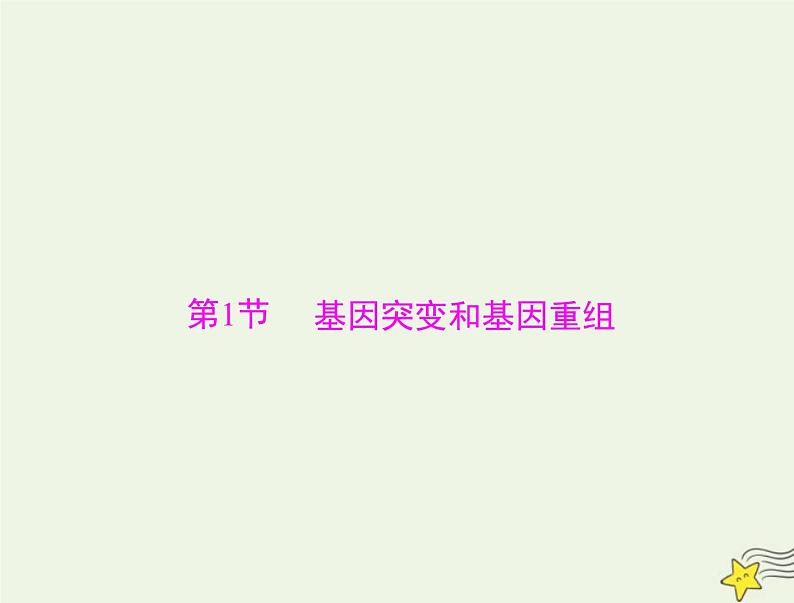 2023版高考生物一轮总复习第5章第1节基因突变和基因重组课件第4页