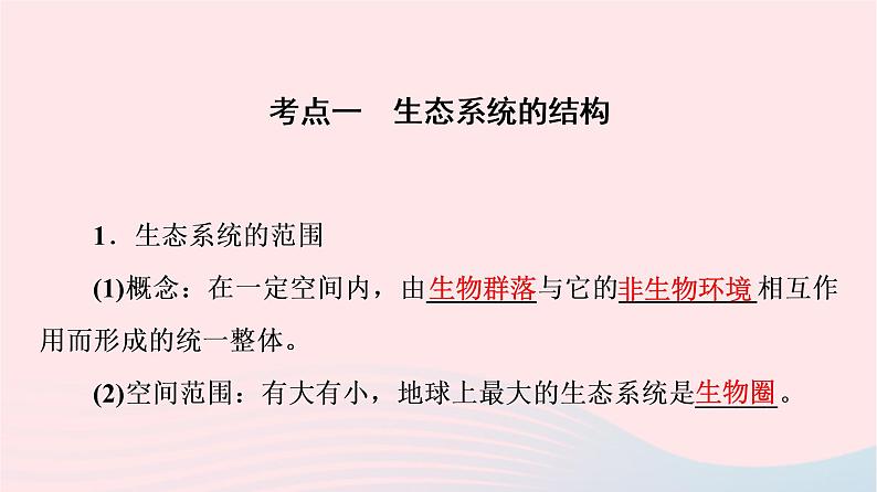 2023版高考生物一轮总复习第9单元生物与环境第32课生态系统的结构与能量流动课件第4页