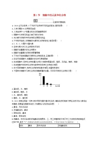 人教版 (2019)必修1《分子与细胞》第2章 组成细胞的分子第1节 细胞中的元素和化合物课时练习