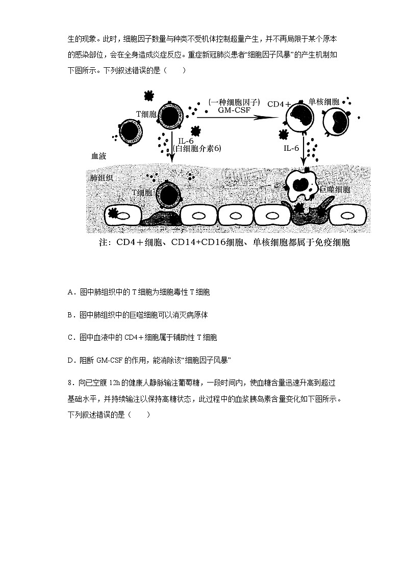 2022届辽宁省大连市高三一模生物试题含解析第3页