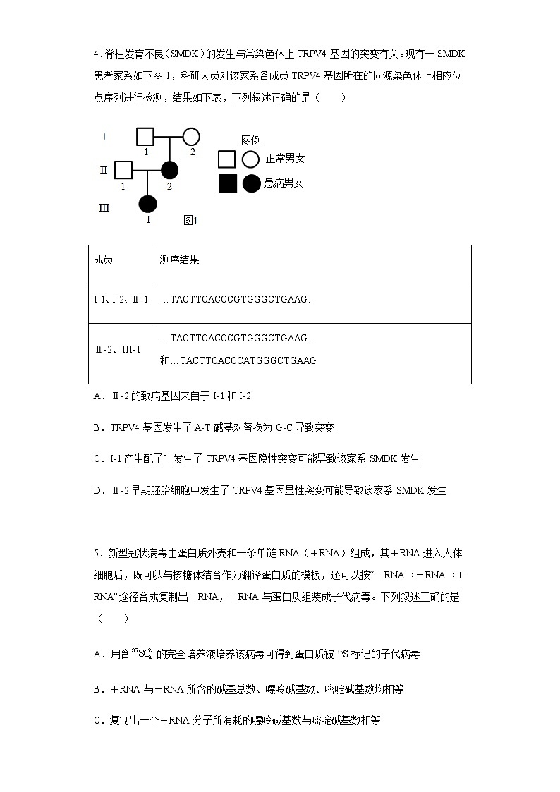 2022届辽宁省渤海大学附中高三考前测试生物试题含解析第2页