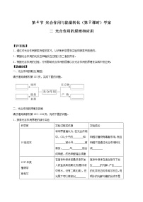 人教版 (2019)必修1《分子与细胞》二 光合作用的原理和应用第2课时导学案