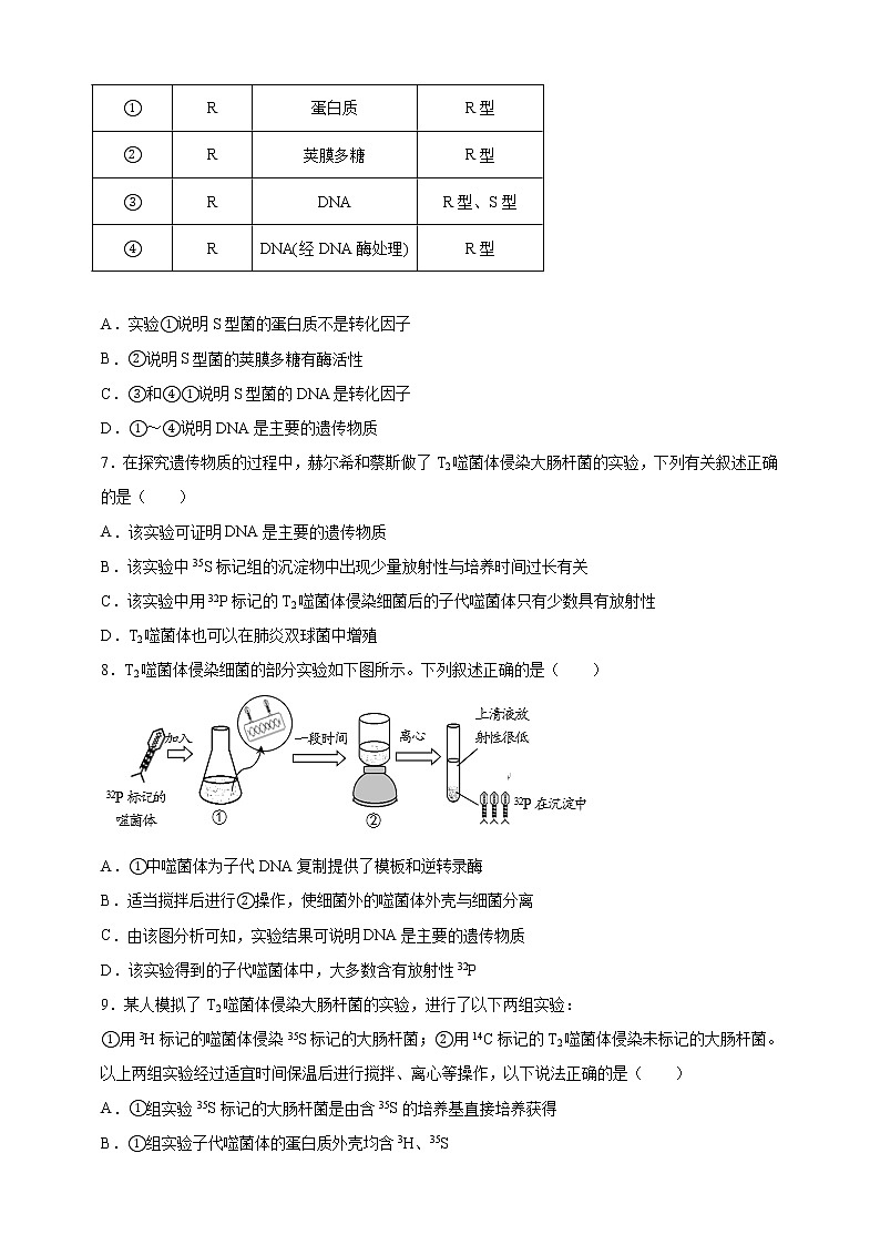 高中生物第二册 3.1DNA是主要的遗传物质课后作业第2页