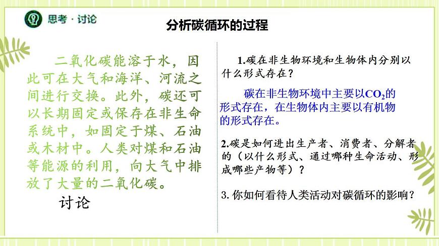 3.3生態(tài)系統(tǒng)的物質循環(huán)課件高中生物人教版（2019）選擇性必修二第6頁