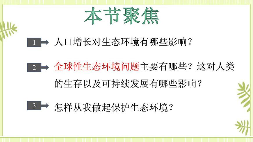 4.1 人類活動對生態(tài)環(huán)境的影響 課件高中生物人教版（2019）選擇性必修二第2頁