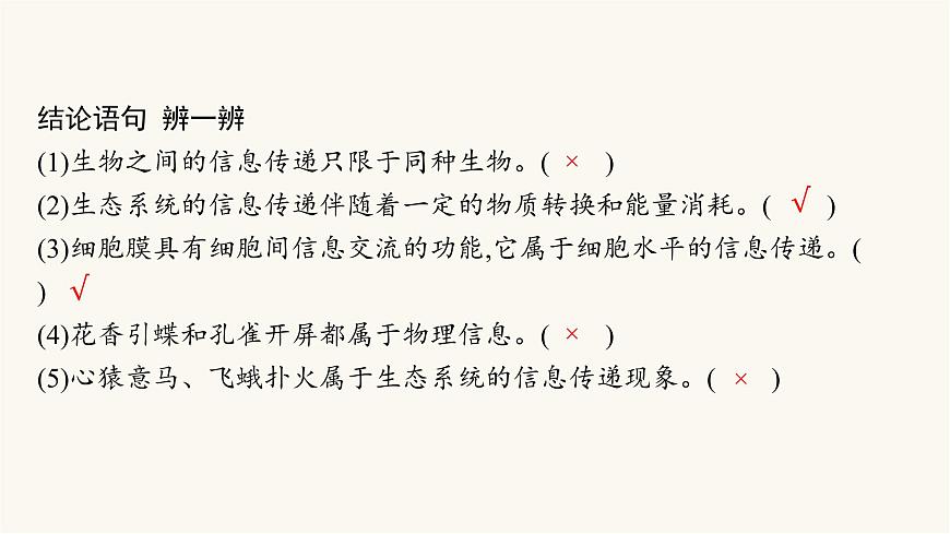 人教版高中生物選擇性必修2生態(tài)系統(tǒng)的信息傳遞課件第7頁