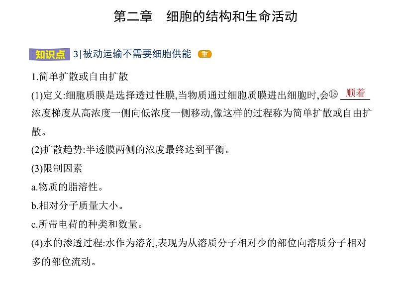 第二章 第三节 物质进出细胞的运输方式 课件(37张)-高中生物新苏教版(2019)必修1第7页