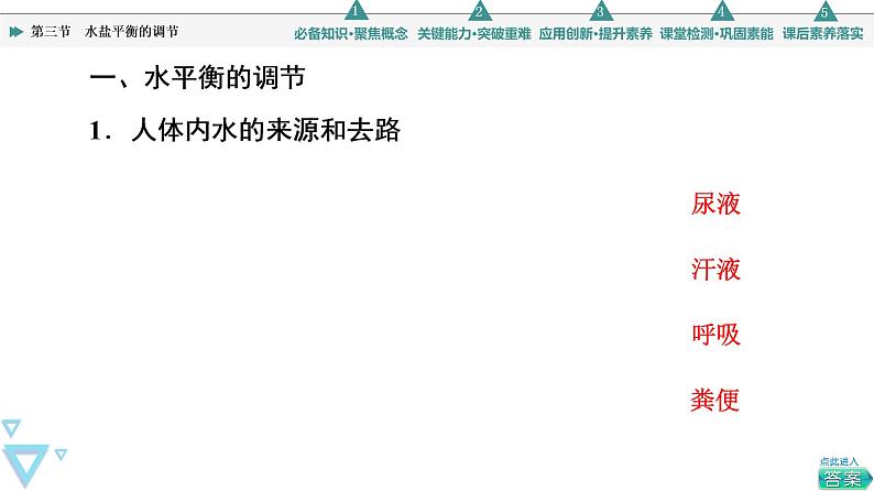 选择性必修1 水盐平衡的调节(46张) 课件-高中生物新苏教版(2019)选择性必修104