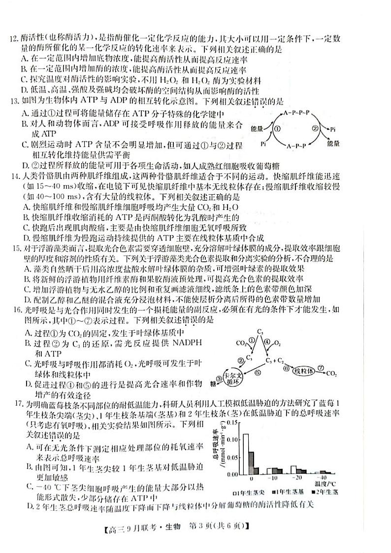 生物试题第3页
