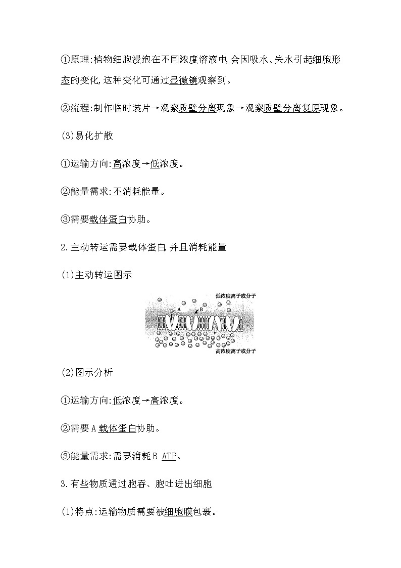 第三節(jié)　物質(zhì)通過多種方式出入細(xì)胞第3頁(yè)