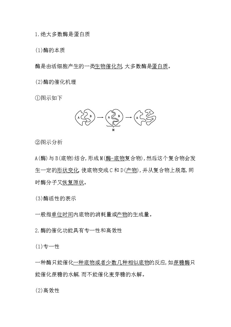第二節(jié)　酶是生物催化劑第2頁(yè)