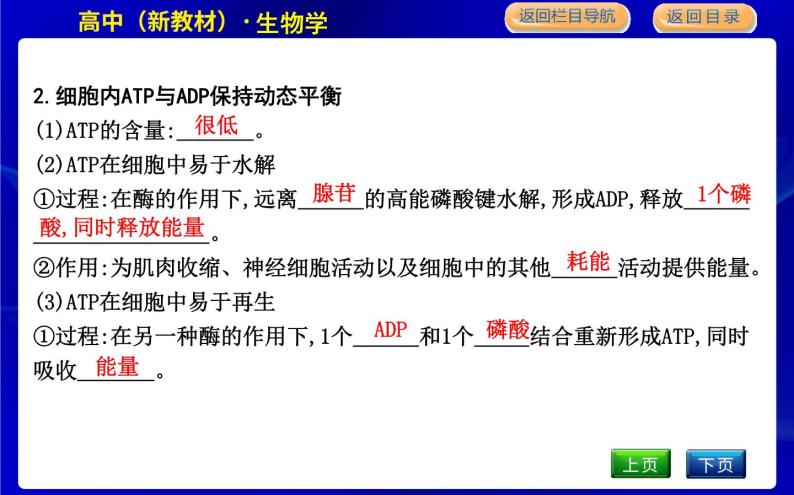 浙科版高中生物必修1分子与细胞第三章细胞的代谢课时PPT课件05