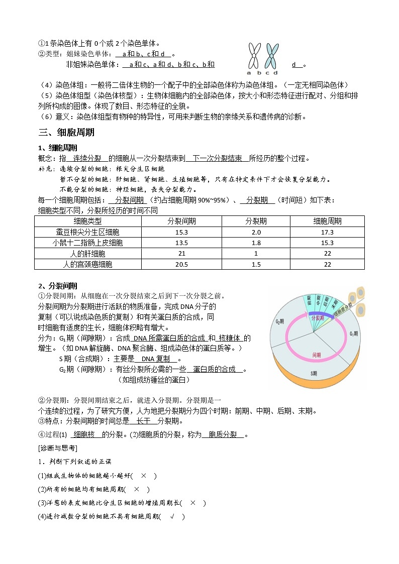 专题8 有丝分裂教师版第2页