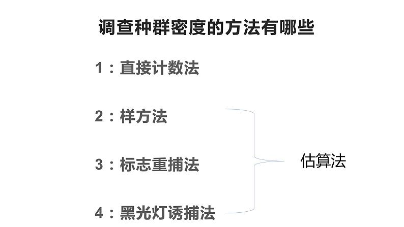 种群的数量特征 课件06