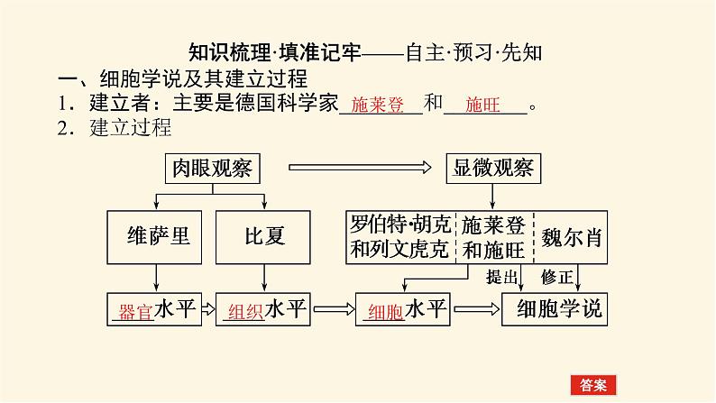 人教版高中生物学必修一第1章走近细胞导学案+课件03