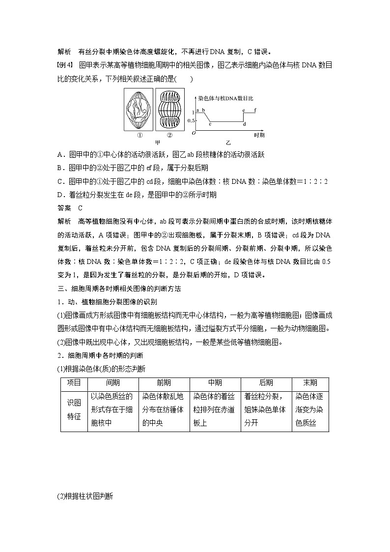 第6章微专题与有丝分裂过程相关的图像和曲线分析03