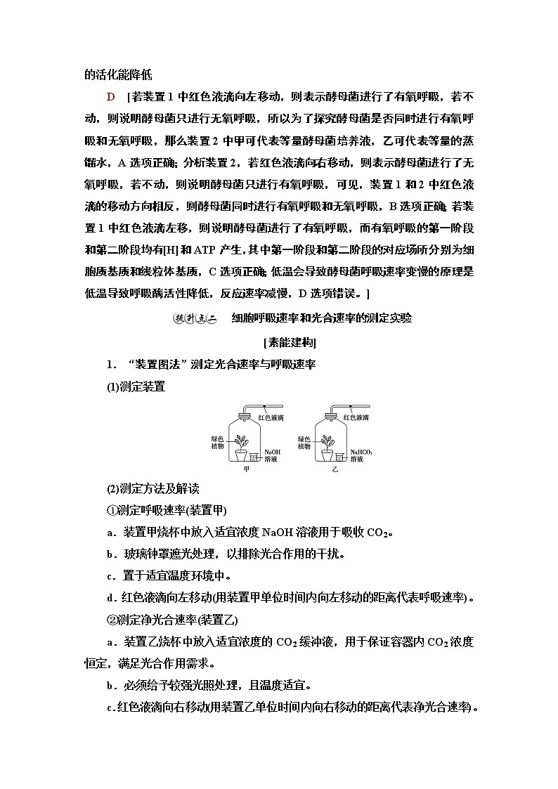 高中生物必修一 第5章 素能提升课 光合作用和细胞呼吸过程的相关实验 讲义第3页