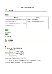 高中生物人教版 (2019)选择性必修1第1节 免疫系统的组成和功能练习题
