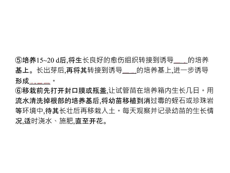高中生物选择性必修三 第2章 第1节 一 植物细胞工程的基本技术 课件07