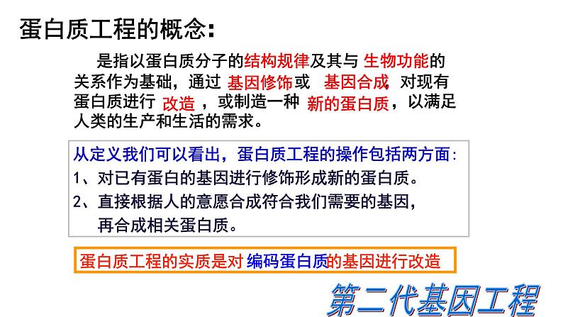 高中生物选择性必修三 3.4蛋白质工程的崛起 课件第5页