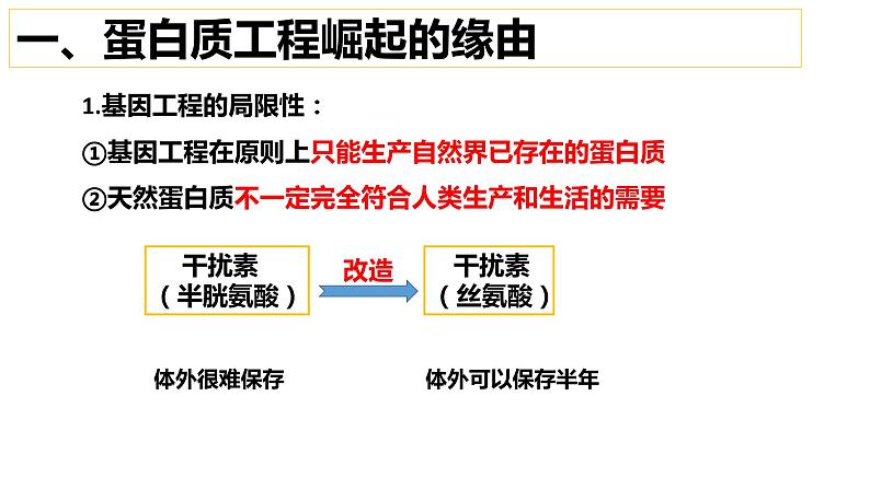 高中生物选择性必修三 3.4蛋白质工程的崛起 课件第7页