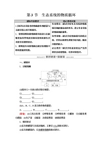 人教版 (2019)選擇性必修2第3節(jié) 生態(tài)系統(tǒng)的物質(zhì)循環(huán)教學(xué)設(shè)計(jì)及反思