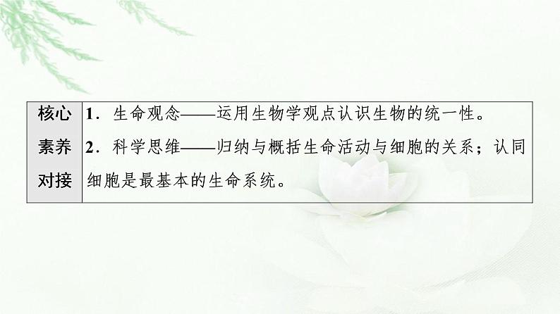 人教版高中生物必修1第1章第1节细胞是生命活动的基本单位课件第2页