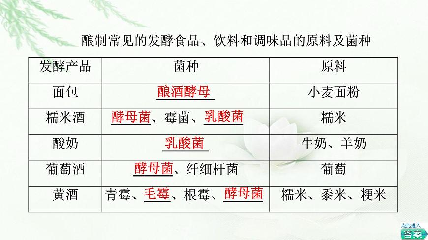 浙科版高中生物選擇性必修3第1章第3節(jié)第1課時(shí)傳統(tǒng)發(fā)酵技術(shù)的應(yīng)用課件第5頁