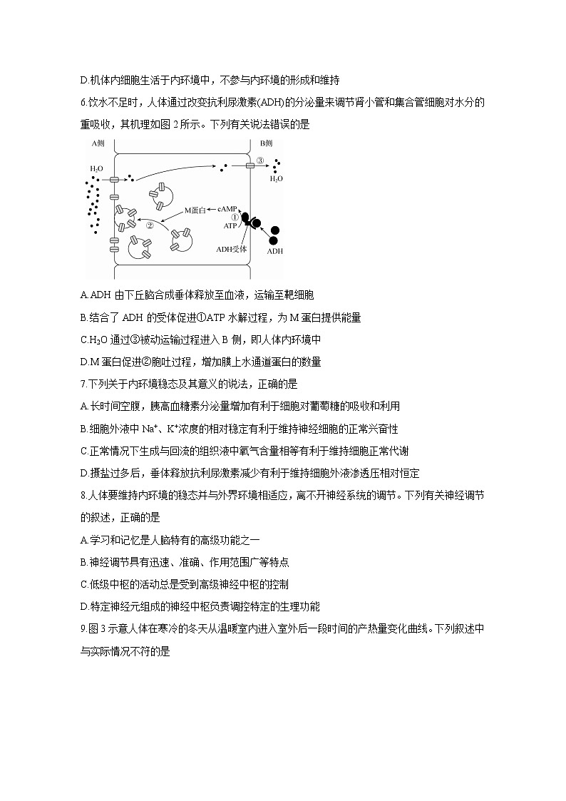 2021沧州运东七县高二上学期联考试题生物含答案第2页