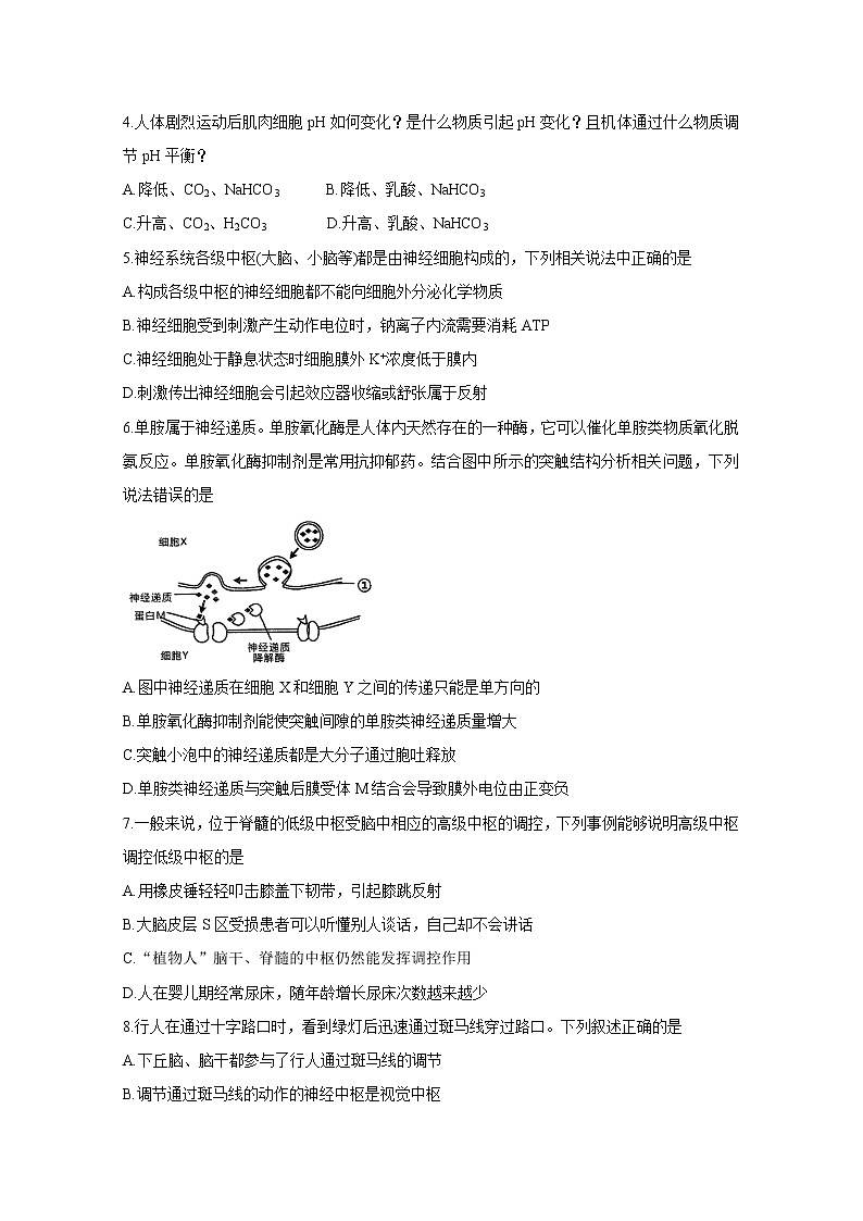 2021全国百强名校“领军考试”高二上学期11月联考试题生物含答案第2页