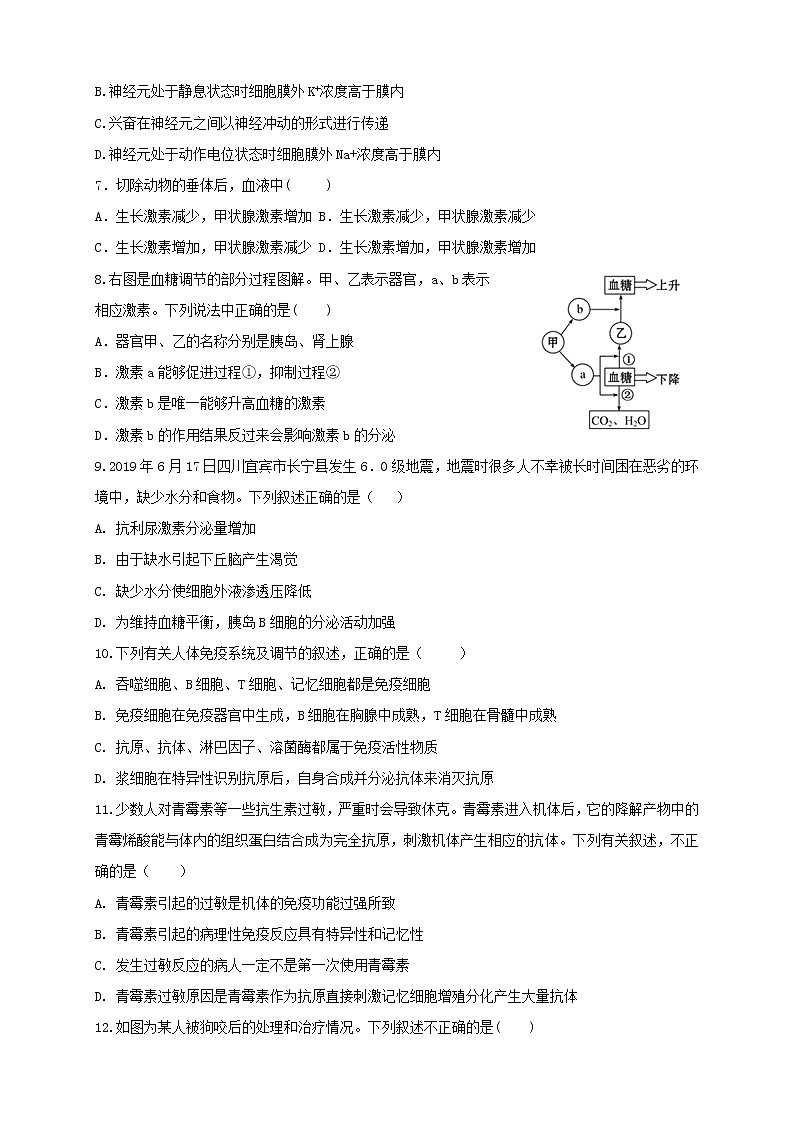 2021汕头金山中学高二上学期10月月考试题生物含答案02