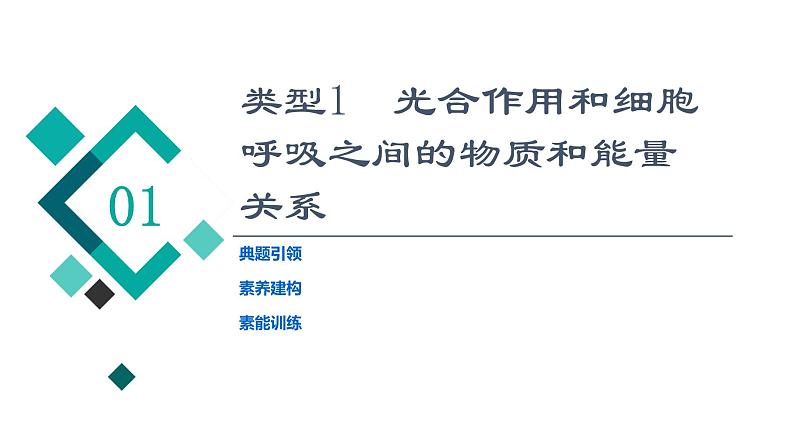 人教版高考生物一轮总复习必修1第3单元高频考点进阶课2光合作用和细胞呼吸的综合应用课件02