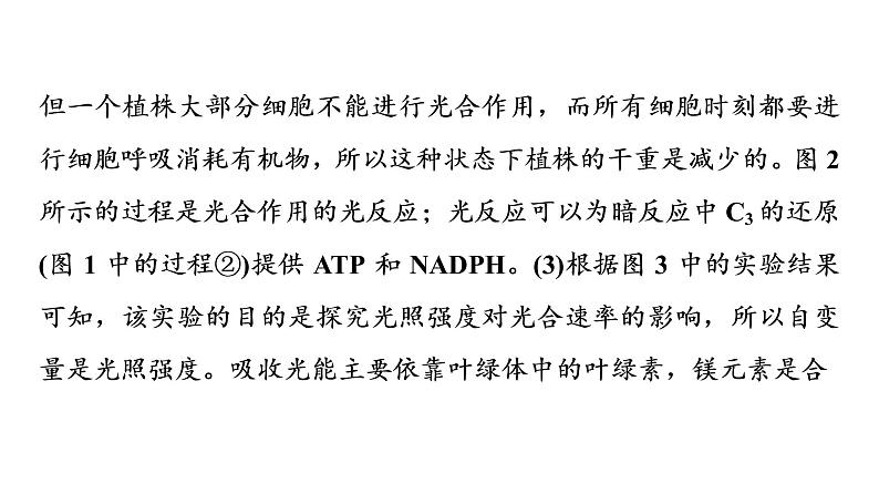 人教版高考生物一轮总复习必修1第3单元高频考点进阶课2光合作用和细胞呼吸的综合应用课件08