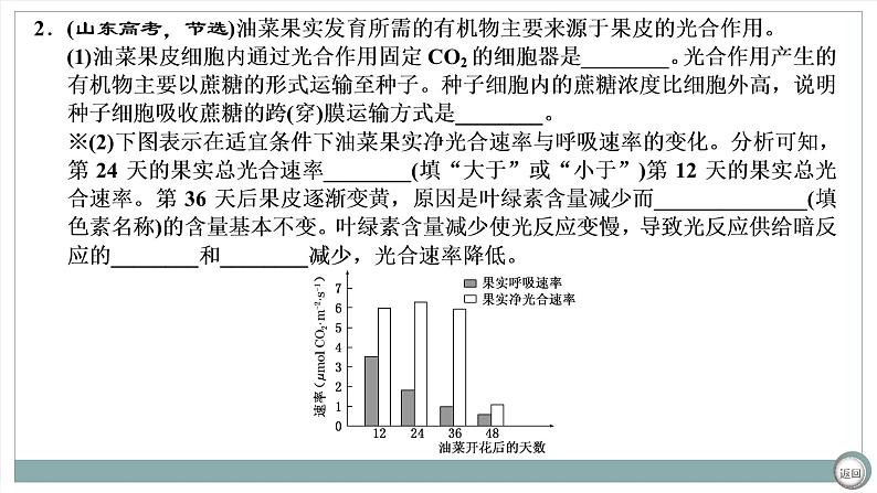 【最新版】22届高考生物二轮专题复习之大题考法 高考命题一 光合作用与细胞呼吸【同步课件】第5页