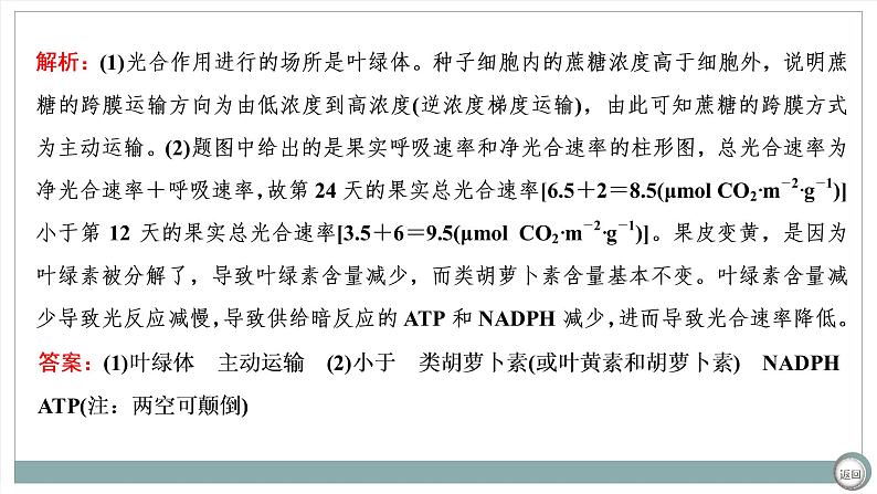【最新版】22届高考生物二轮专题复习之大题考法 高考命题一 光合作用与细胞呼吸【同步课件】第6页