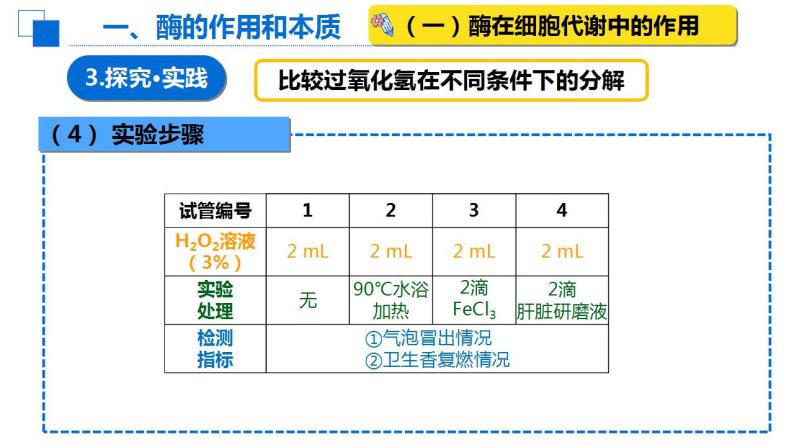 5.1降低化学反应活化能的酶课件2022-2023学年高一上学期生物人教版必修108