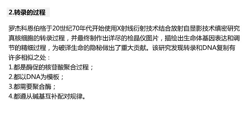 2023届高三一轮复习生物:第19讲 基因的表达课件第7页