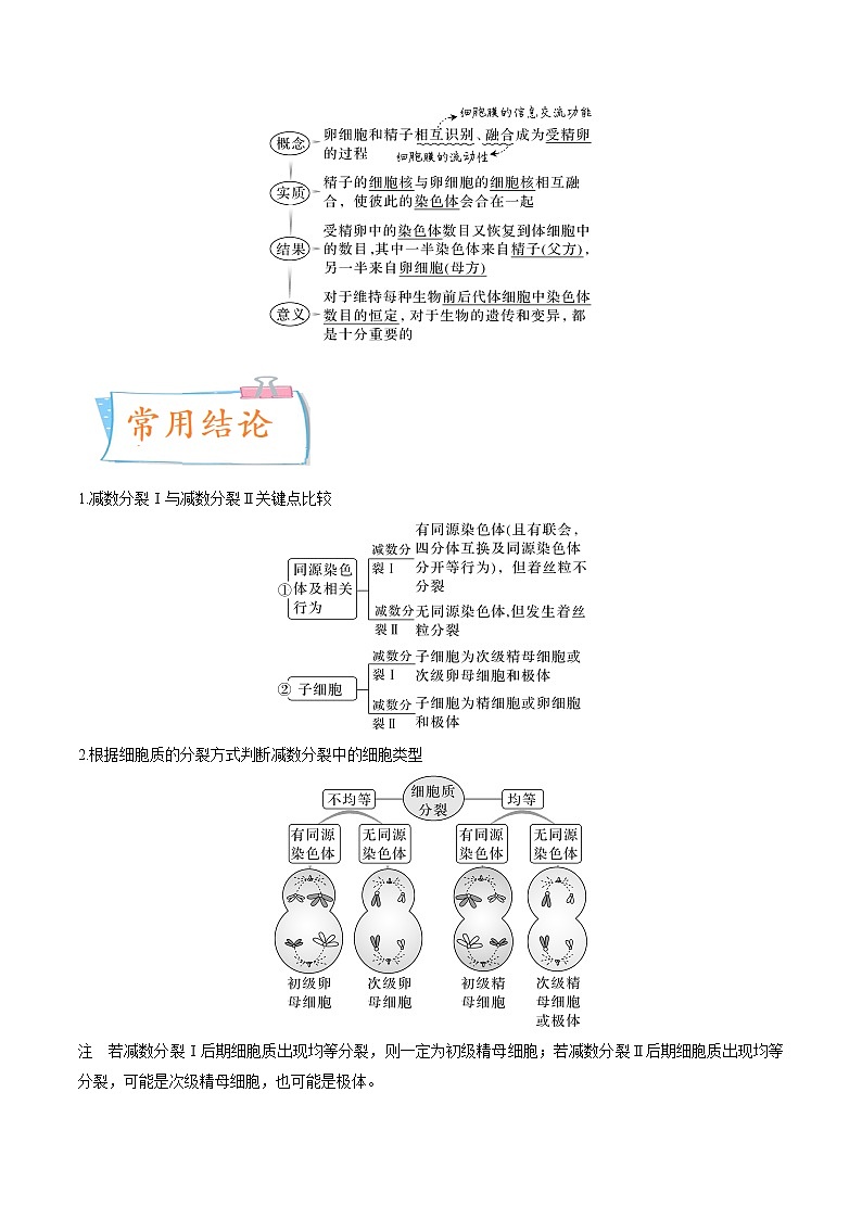 【备战2023高考】生物专题讲与练——考向08《减数分裂和受精作用》全能练(全国通用)(原卷版)第3页
