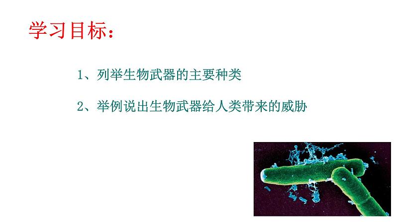 高中生物选择性必修三 4.3禁止生物武器 课件第2页
