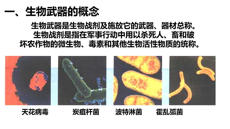 高中生物选择性必修三 4.3禁止生物武器 课件第7页