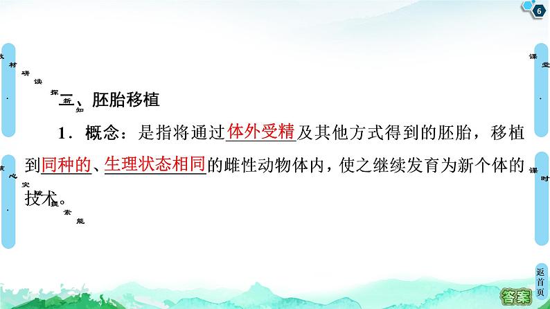 高中生物选择性必修三 第2章 第3节 第2课时 胚胎工程技术及其应用 课件06