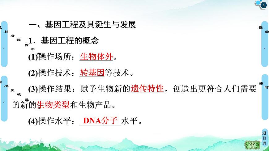 高中生物選擇性必修三  第3章 第1節(jié) 重組DNA技術(shù)的基本工具 課件第4頁